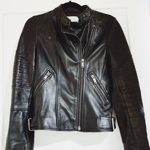 Gorgeous genuine leather biker jacket